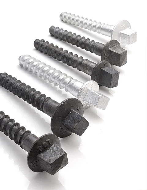 Q235 Ss35 Sleeper Screw Spikes