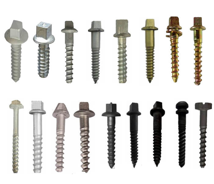 Ss Series Railway Sleeper Screw Spike Q235 Ss Series Railway Sleeper Screw Spike Q235